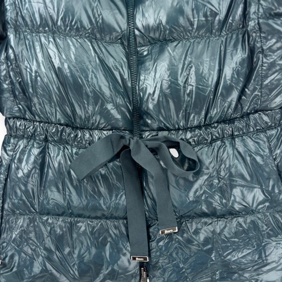 NEW Herno Shiny Puffer Coat in Jade Green $695 - Women's Size IT 46 / US 10 - Picture 8 of 16